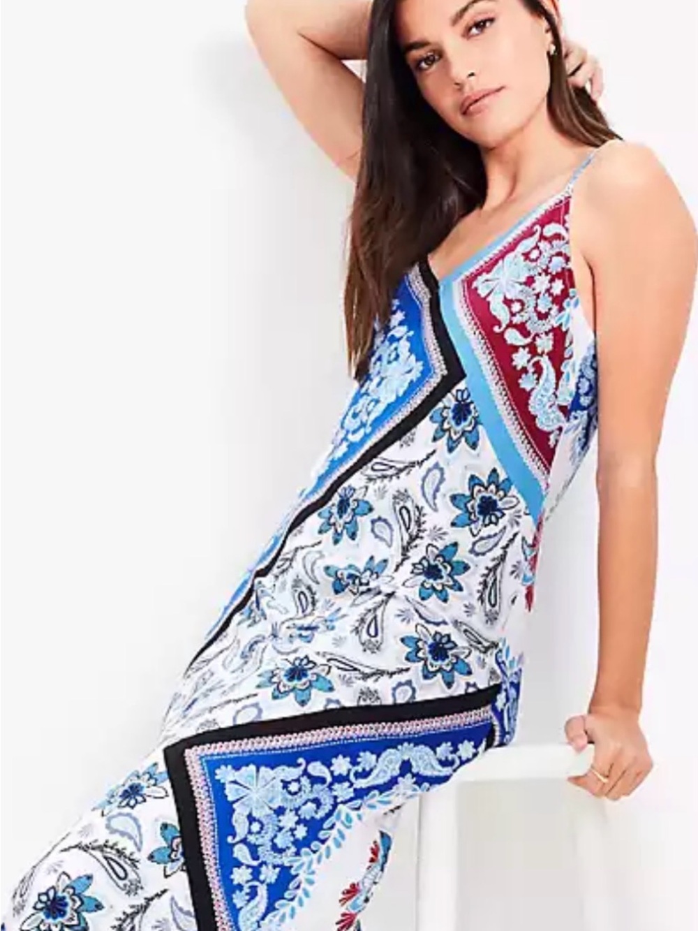 Loft Tiled maxi dress